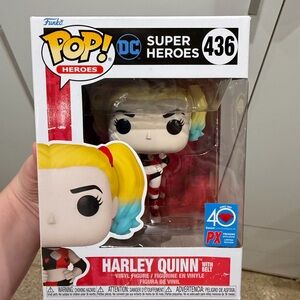 Funko Pop! DC Super Heroes Harley Quinn Figure - Yellow, Blue, Red, Black, White